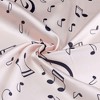 Elerevyo Women Musical Note Printed Satin Silky Square Large Neck Scarves 35.4"x35.4" 1 Pc - 4 of 4