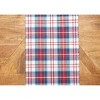 C&F Home Morris Plaid Red and Green Woven Table Runner - image 2 of 4