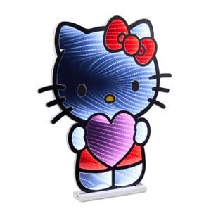 Hello Kitty Heart Display Light 24"H Acrylic Plug In Lamp – By Melrose - 1 of 3