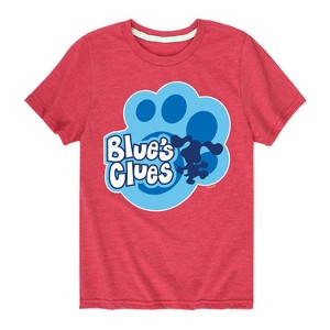 Boys' - Blue's Clues & You! - Blue Clues Paw Logo Short Sleeve Graphic T-Shirt - 1 of 4