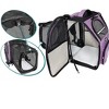 PetAmi Expandable Pet Backpack Carrier for Dog Cat, Airline Approved Travel Hiking Carrying Small Medium Puppy Kitten Extended Back Pack - 4 of 4