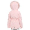 Rokka&Rolla Girls' Winter Coat with Faux Fur Hood Parka Jacket - 3 of 4