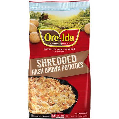 Ore-Ida Shredded Hash Brown Potatoes - 30oz : Target