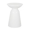 CAVINAS Modern Iron Outdoor Patio End Table with Flared Design,Waterproof Weather Resistant Side Table for Patio,Garden,Balcony - 4 of 4