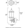 Maxim Lighting Cast 1 - Light Wall Light in  Empire Bronze - 2 of 2