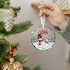 Snowman Ornaments - Snowman Christmas Ornament 2025 - Winter Holiday Ornaments for Christmas Tree - Gifts for Family, Friends - 3 of 4