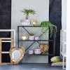 GlasFlength Decorative Wall Mirrors Golden Wing Accent Mirror Wall Mirror Antique Classic Mirror for Living Room, Gold, 22.4"*3.4"*15.8" - 3 of 4