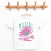The Juniper Shop Retro Malibu Palm Tree Youth Short Sleeve Tee - XL - White - 3 of 4