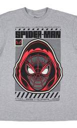 Marvel Men's Miles Morales Friendly Neighborhood Spider-Man Graphic T-Shirt