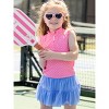 RuffleButts Toddler Active Tulle Skort - Periwinkle Blue, 4T - 3 of 4