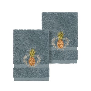 Linum Home Textiles 100% Turkish Cotton WELCOME Embellished Towel Set - 1 of 2