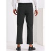 Lars Amadeus Men's Slim Fit Stretch Plaid Business Trousers Dress Pants - 3 of 4