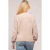 Pinkblush Taupe Bubble Sleeve Maternity Sweater - 3 of 4