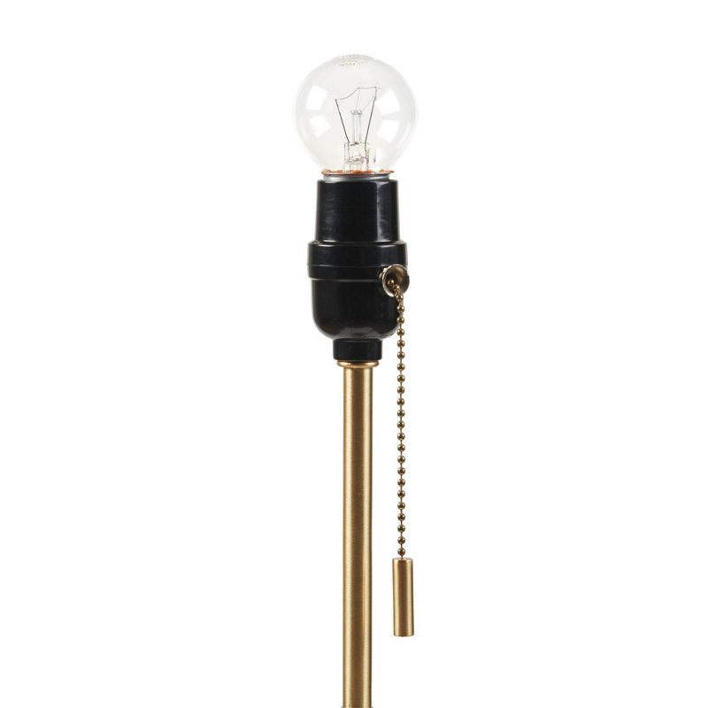 Bromley Two-Tone Pull Chain Table Lamp (Includes LED Light Bulb) Gold/Brown - Ink+Ivy, 5 of 8