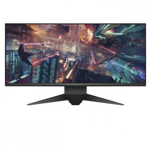 Dell Alienware 34 Curved Gaming Monitor Silver 100hz Refresh Rate 3440 X 1440 Wqhd Resolution Nvidia G Sync 1900r Curved Display Target