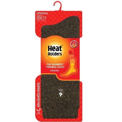 Heat Holders® Men's Dunnock ORIGINAL™ Twist Socks | Advanced Thermal Yarn | Thick Boot Socks Cold Weather Gear | Warm + Soft, Hiking, Cabin, Hunting, Outdoor, Cozy Socks