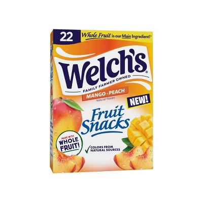 Welch's Fruit Snacks Mango Peach - 17.6oz/22ct