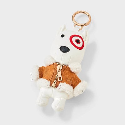 Cozy Bullseye Dog Bag Charm - Universal Thread™ Off-White