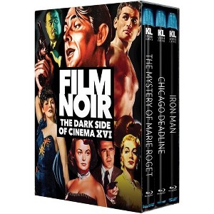 Film Noir: The Dark Side Of Cinema XVI (Mystery Of Marie Roget/Chicago Deadline/Iron Man( (Blu-ray) - 1 of 1