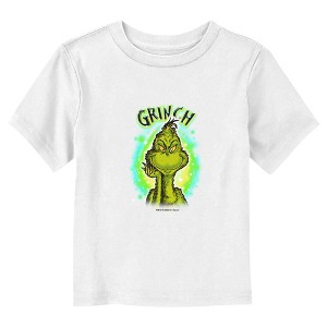 Toddler's Dr. Seuss Airbrushed Grinch Portrait T-Shirt - 1 of 3