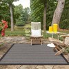 Unique Loom    Outdoor Border Checkered Area Rug - 3 of 4