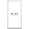 PosterPalooza | Panoramic Minimalist Shadow Box White Picture Frame - UV Acrylic, Backing, Hanging Hardware - 2 of 4