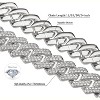 Iced Out Cuban Link Necklace - Silver/Gold Hip Hop Chain for Men Women - 3 of 4