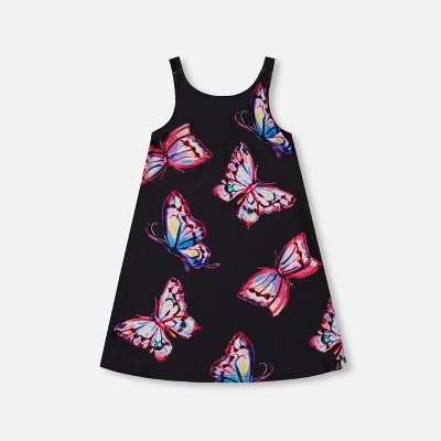 black and multicolored butterflies