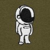 Dalix Astronaut Embroidered Short Soft Fleece Relaxed Drawstring Fit Lounge Mens - 2 of 4