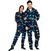 Footed Pajamas - Family Matching Family Matching Dino  World One Pieces for Boys, Girls, Men, Women and Pets - 4 of 4