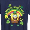 Women's - SpongeBob Squarepants - Spongebob Happy St Patricks Day Short Sleeve Graphic T-Shirt - 2 of 4