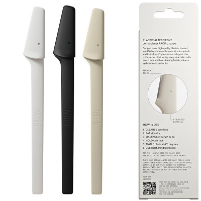 Nimbi Dermaplaner Razor - 3ct: 1 Blade, Face Use, No Fragrance Added, Manual
