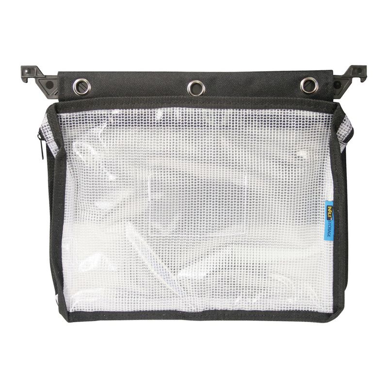 Innovative Storage Designs Expanding Zipper Pouch, Clear Mesh, Pack of 3, 2 of 7