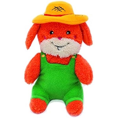 ZippyPaws - Cheeky Chumz Super Soft Squeaker Plush Dog Toy with Unique Sound - Garrett The Gardener