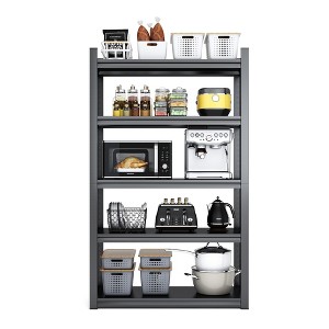 Multi-Tier Heavy Duty Storage Shelves Shelf, Adjustable Industrial Unit Garage Shelving Utility Rack - 1 of 4