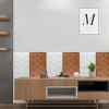 1Pack Anti Collision Wall Padding for Bedroom, Thickened Upholstered Headboard Panels, Self Adhesive 3D Foam Wall Panels - 2 of 4