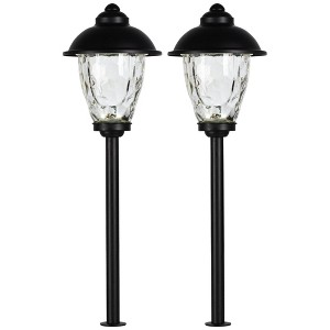 John Timberland Concord Black 18" High LED Landscape Path Lights Set of 2 - 1 of 4