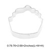 Unique Bargains Cookie Mould Cutter Notched Ice Cream Shape Dishwasher Safe Stainless Steel Silver Tone 1Pcs - 3 of 4