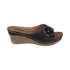 GC Shoes Naples Flower Comfort Slide Wedge Sandals - 2 of 4
