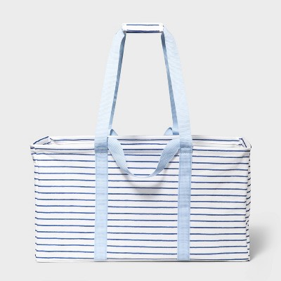 Image of Multipurpose Tote Blue Striped - Sun Squad™