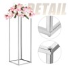 Unique Bargains Metal Wedding Party Decoration Flower Stand Vase Columns 2 Pcs - 4 of 4