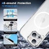 Entronix [Magnetic] Case Compatible with iPhone 13 Mini - [Hard Back] Thick Clear - 4 of 4