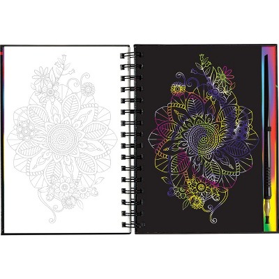 Extreme Mandalas Scratch and Sketch Art Activity Book with Stylus