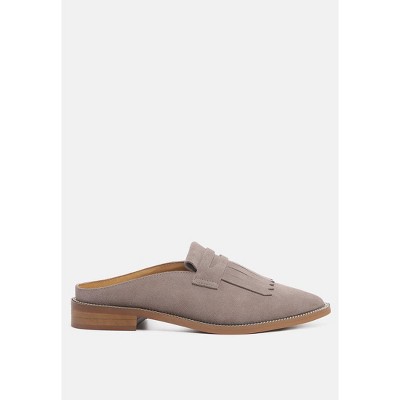 Женские сабо Rag & Co Lena Suede Walking Loafer Mules 10 — фото 2