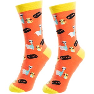 Pavilion Gift Company - No Drama Llama - S/M Unisex Cotton Blend Sock - Socks - 1 of 4