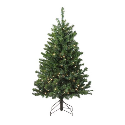 Northlight 4' Prelit Artificial Christmas Tree LED Canadian Pine - Candlelight Lights