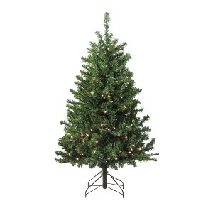 Northlight 4' Prelit Artificial Christmas Tree LED Canadian Pine - Candlelight Lights - 1 of 3