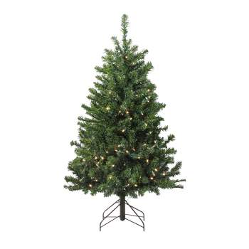 Northlight 4' Prelit Artificial Christmas Tree LED Canadian Pine - Candlelight Lights