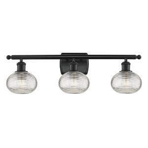 Ithaca - 3 Light Bath Vanity In Industrial Style-8 Inches Tall and 26 Inches Wide - 1 of 1
