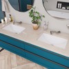 ALFI EAGO BC227 White Ceramic 22Inchx15Inch Undermount Rectangular Bathroom Sink - 2 of 4